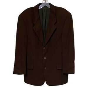 Lee Appleby Brown Wool and Cashmere Blazer Mens Size 40s